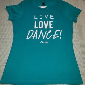 Live‎ Love Dance WorkOut Tee Size M